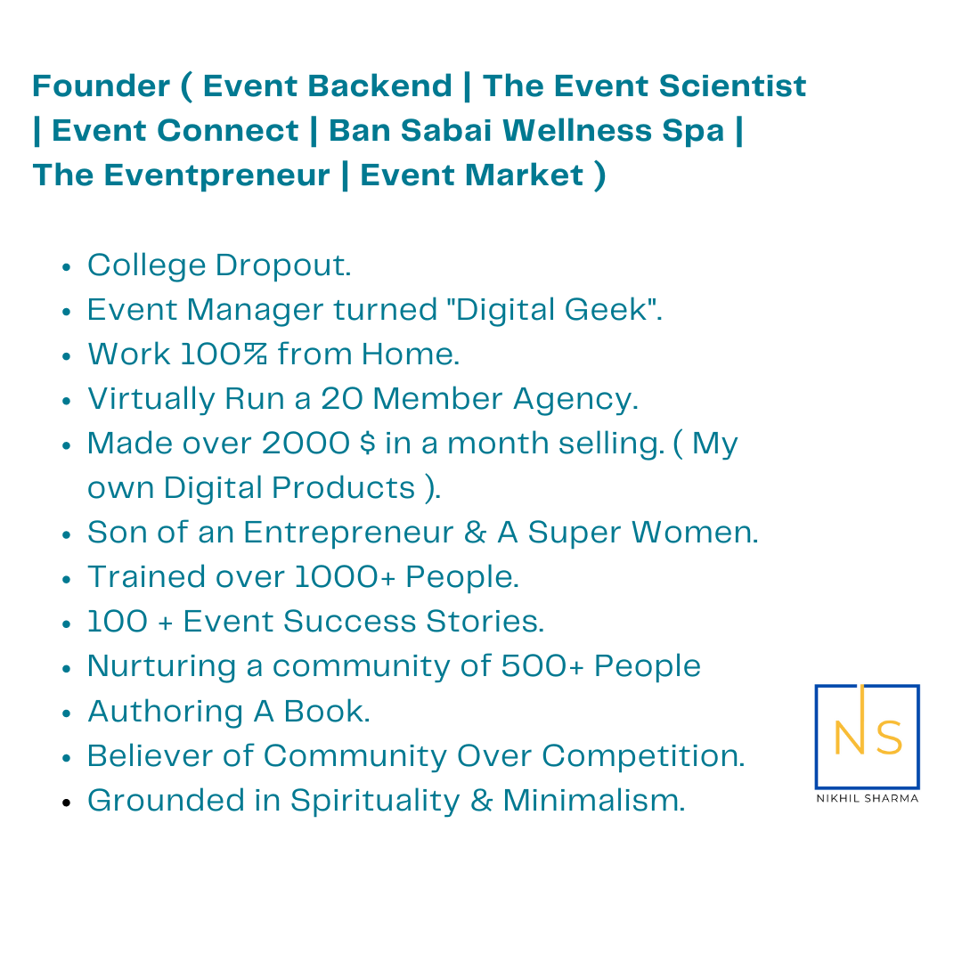 Who is Nikhil Sharma